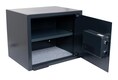 Tresor Safe 43x35x33 cm mit elektronischem Zahlenschloss fr Tisch/Wandmontage anthrazit